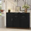 Armoire à déchets coulissante 26 gallons avec tablette et tiroir réglables-130405896-130405900