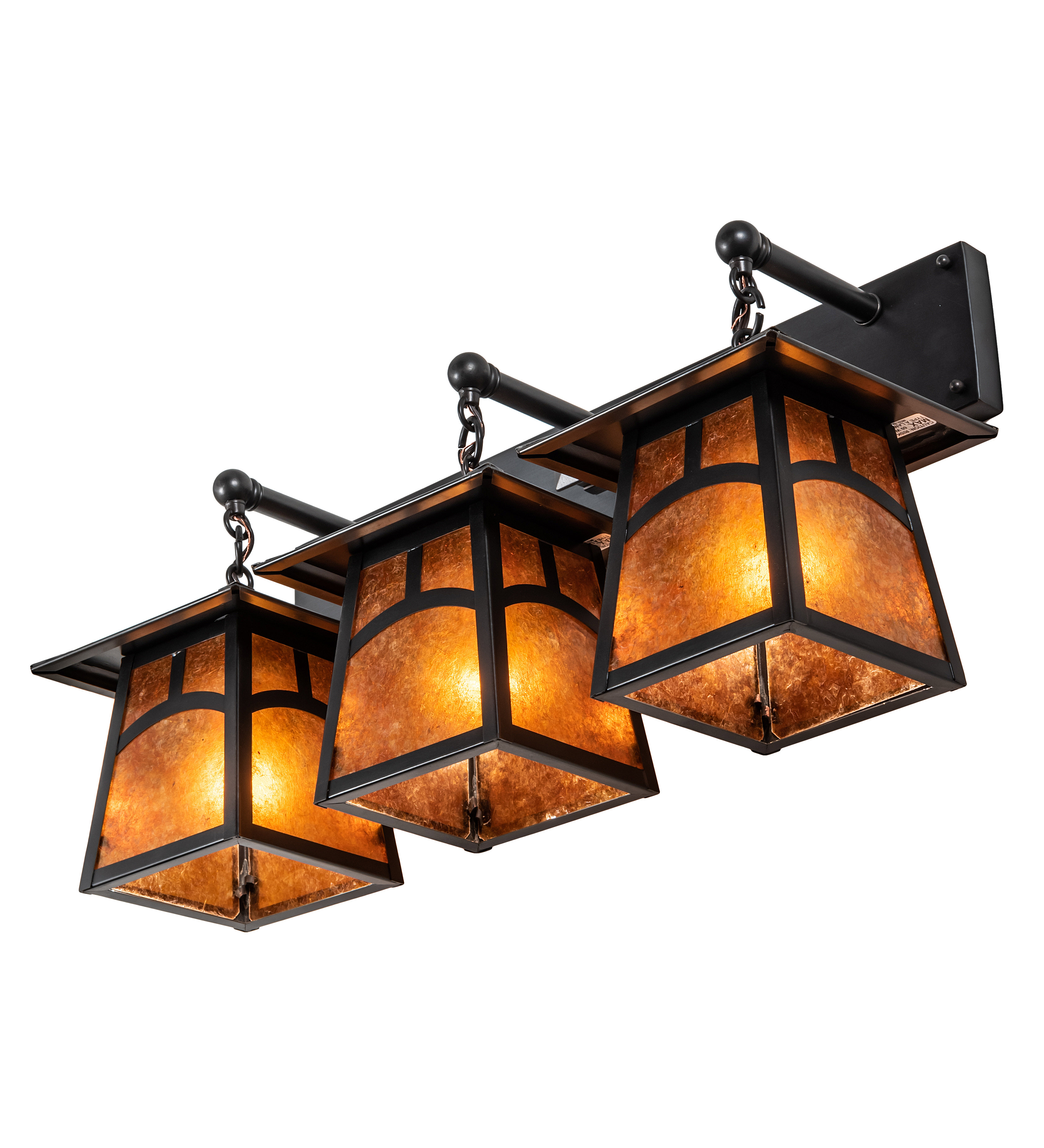 Meyda Lighting Stillwater Hill Top 3 Light Dimmable Vanity Light