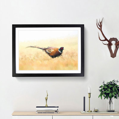 A Pheasant Bird in Abstract - Picture Frame Painting Print