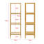 Jhonie 33cm W Engineered Wood Shelf Unit