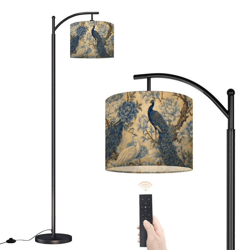 Lampe sur pied avec abat-jour réglable Arc