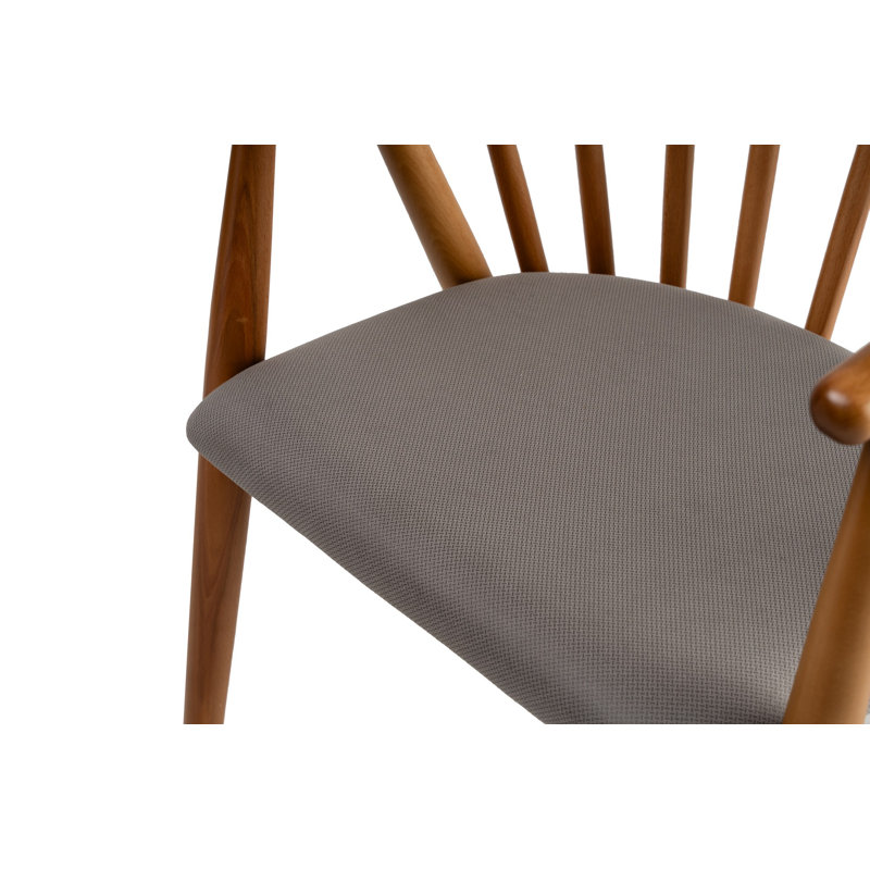 Cobien 45cm H Tufted Upholstered Armchair in Grey