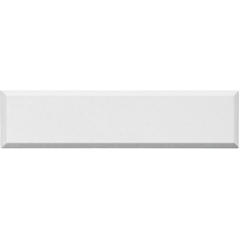 Thassos 3" x 12" Beveled Marble Subway Wall Tile