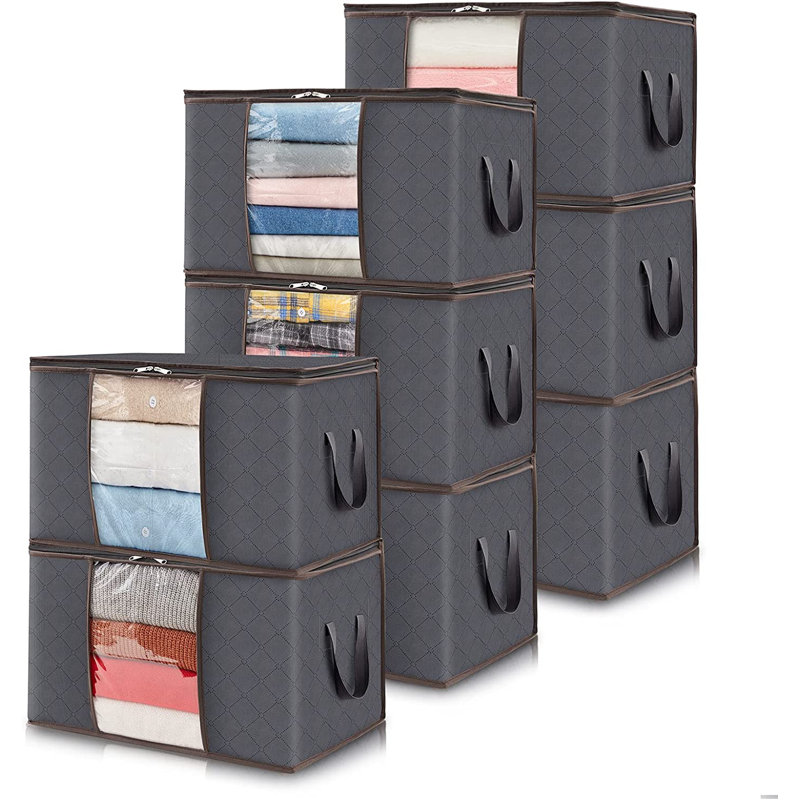 Fabric Underbed Storage Set, 60, 8