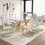 Ensemble de salle à manger 9 pièces Contemporary Glam-844563417-854250957-854250967