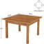 Table basse, table de cuisine de style nordique, table de salle à manger carrée