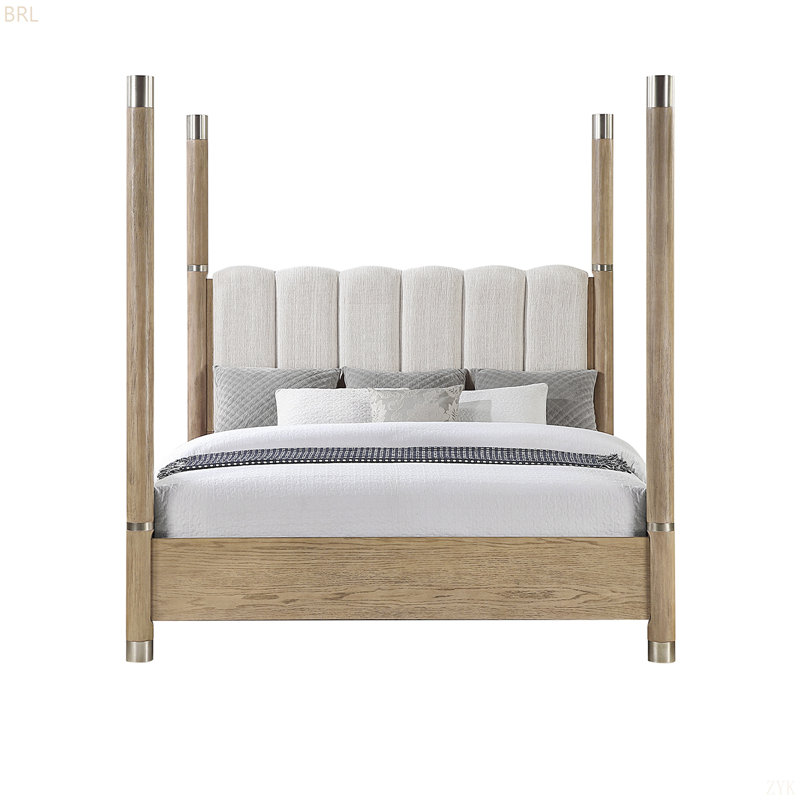Accent Brown Bed, Queen