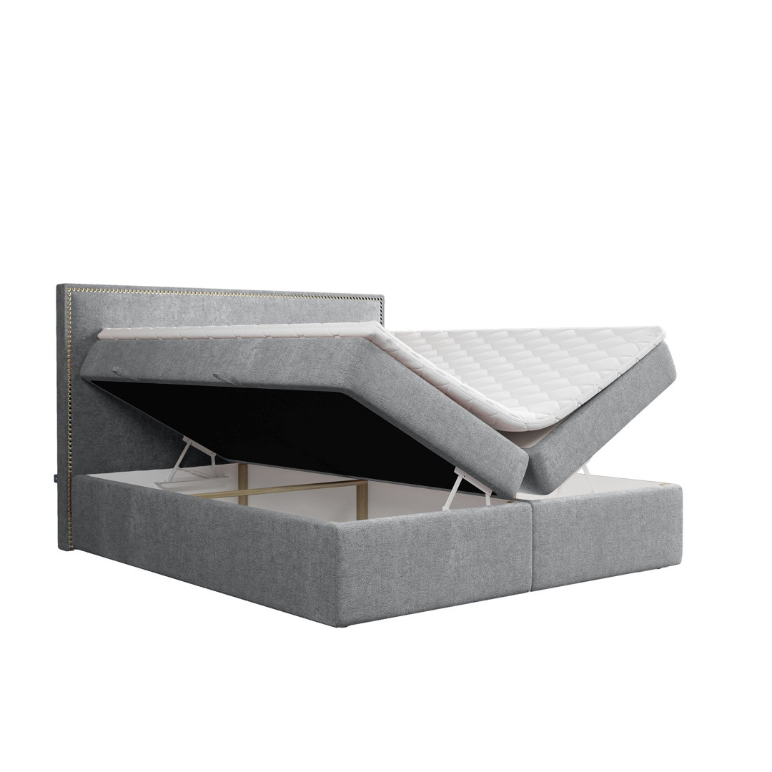 Boxspringbett Schaefer mit Topper und Bettkasten