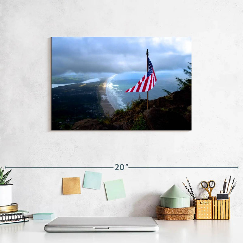 Drapeau des États-Unis Gillard Coastal Neahkahnie, H 8 po x l 12 po