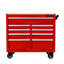 9 DRAWERS MULTIFUNCTIONAL TOOL CART WITH WHEELS AND WOODEN TOP-422425450
