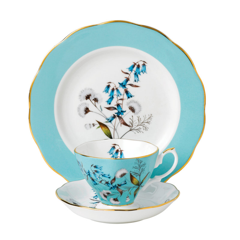 100 Years of Royal Albert - Plate, Teacup & Saucer Set, Festival (1950)