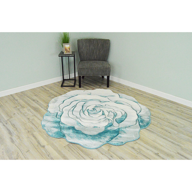 Kishore Performance Floral Indoor Rug, Novelty 5'3"