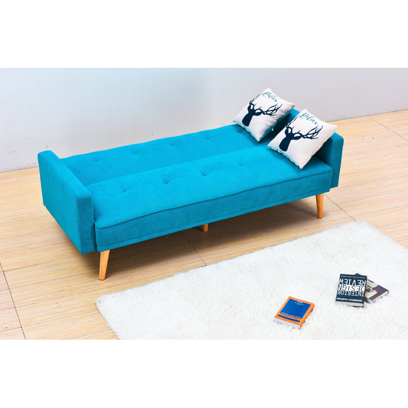 Upholstered 78'' Sofa, Light Blue