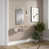 Cream Wood/Striped Grey selected