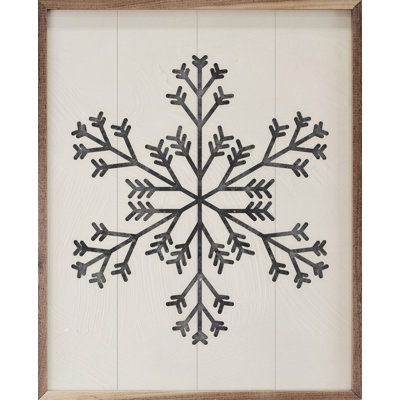 " Modern Snowflake 3 Two Spike " by Nina Blue