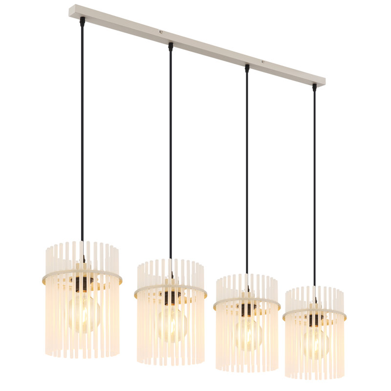 Suelyn 4 - Light Natural Geometric Pendant