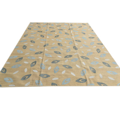 Tapis brun clair Kilim