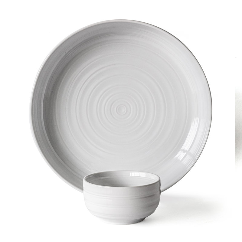 Birch Lane™ Moxley Porcelain Chips And Dip Platter