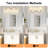 22.5" W 3-Light Dimmable Vanity Light-832387119
