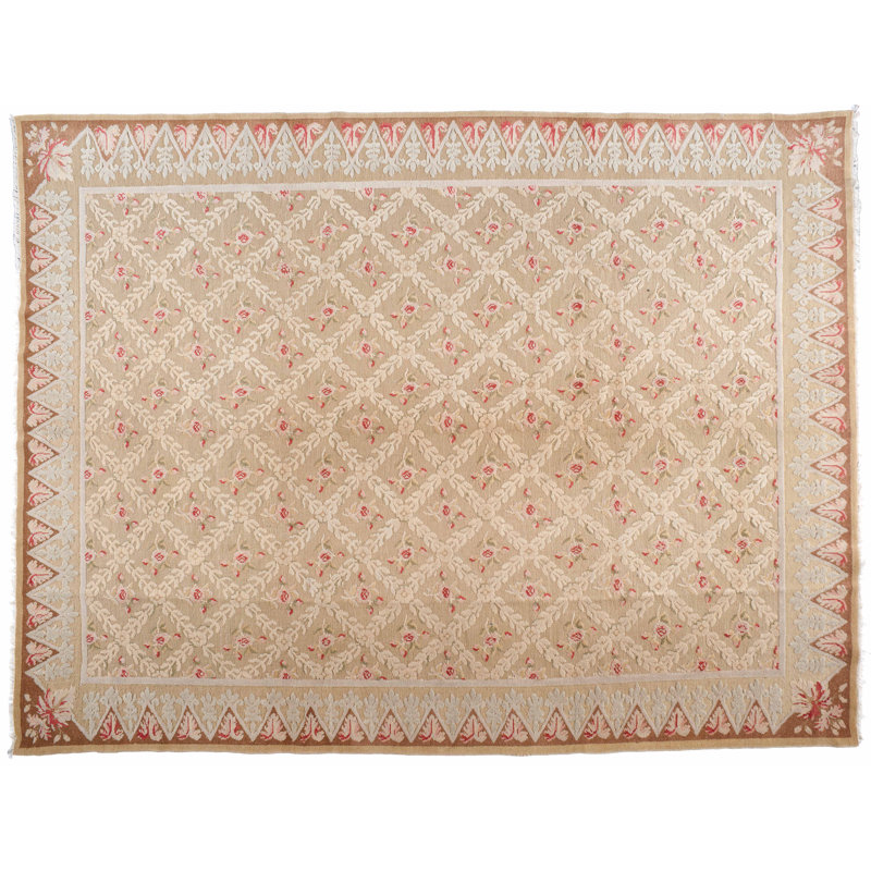 One-of-a-Kind Rectangle 9' X 11'1" Hand Knotted Area Rug