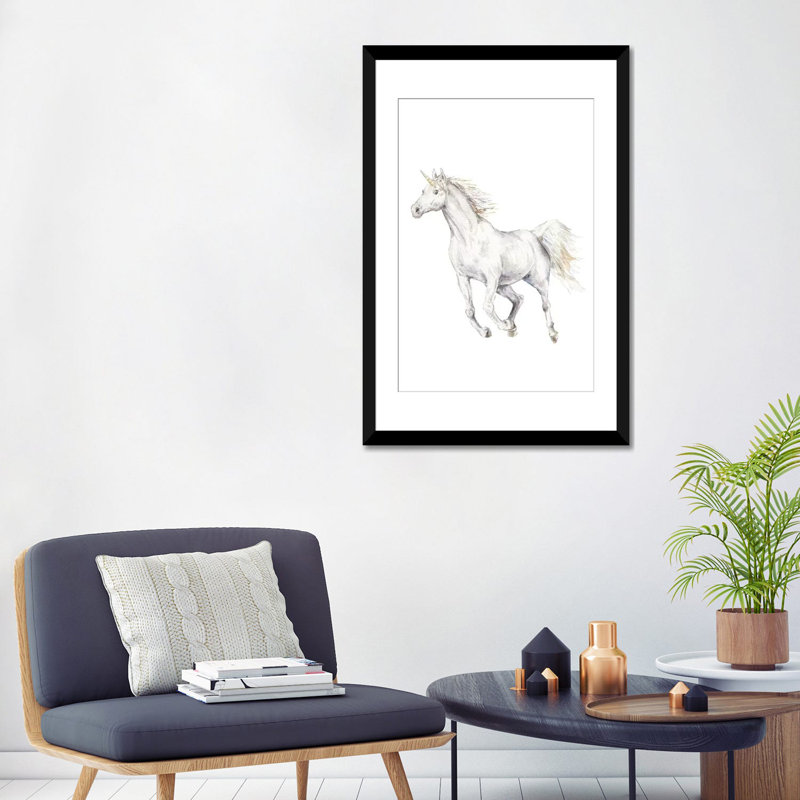 Art sur toile Babacar, Papier d'art encadré noir, Blanc, H 32 po x l 24 po x P 1 po