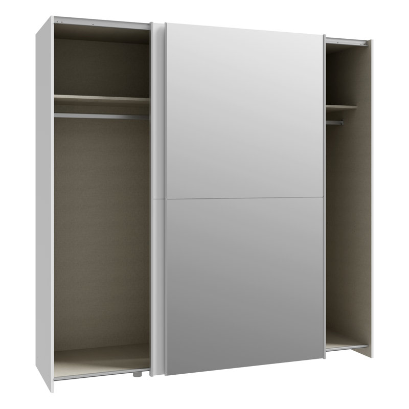 Nandor Sliding-Door Wardrobe , 190cm H x 190cm W x 61cm D