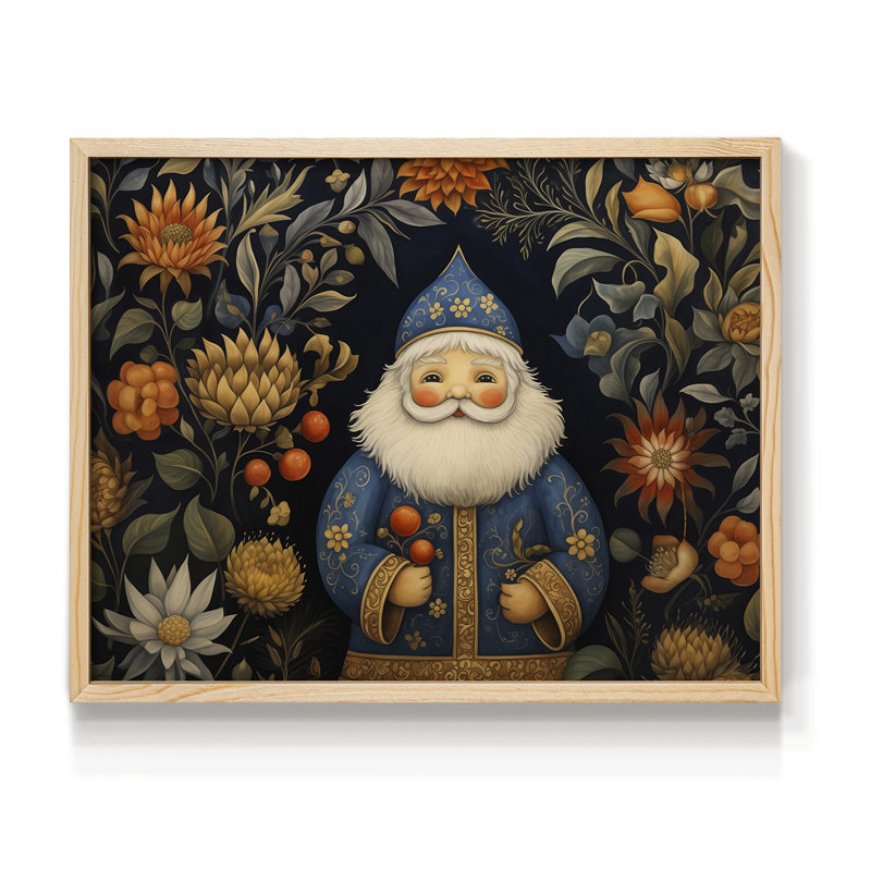 Chirstmas Art-CDVII - Reproduction encadrée - Restickable, Naturel, H 16 po x l 20 po
