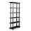 Lyra Solid Wood Etagere Bookcase