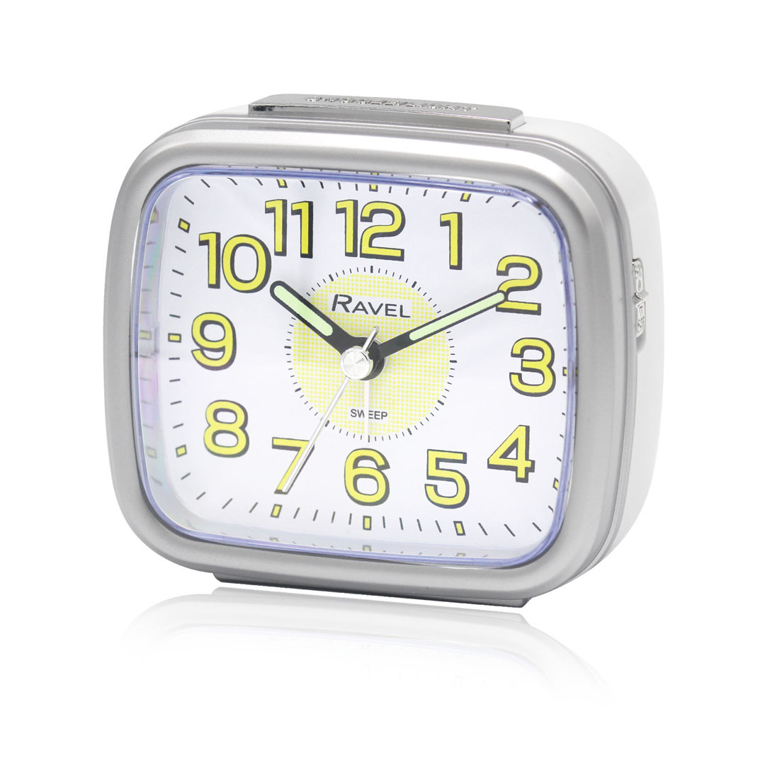 Analogue Quartz Movement / Crystal Alarm Tabletop Clock