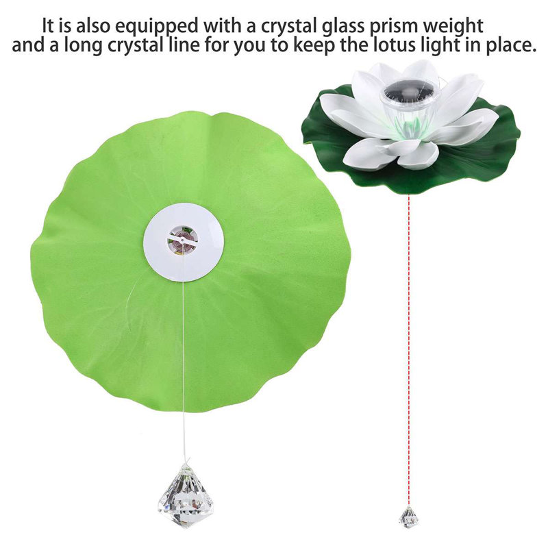 Solar Powered Outdoor Floating Pool Lights, White