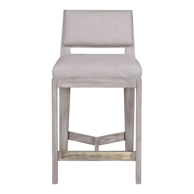 Thom Filicia 32.5'' Stool, Dove Gray, Nadia Linen