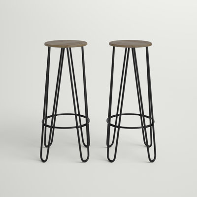 Laisha Counter Stool with Metal Frame