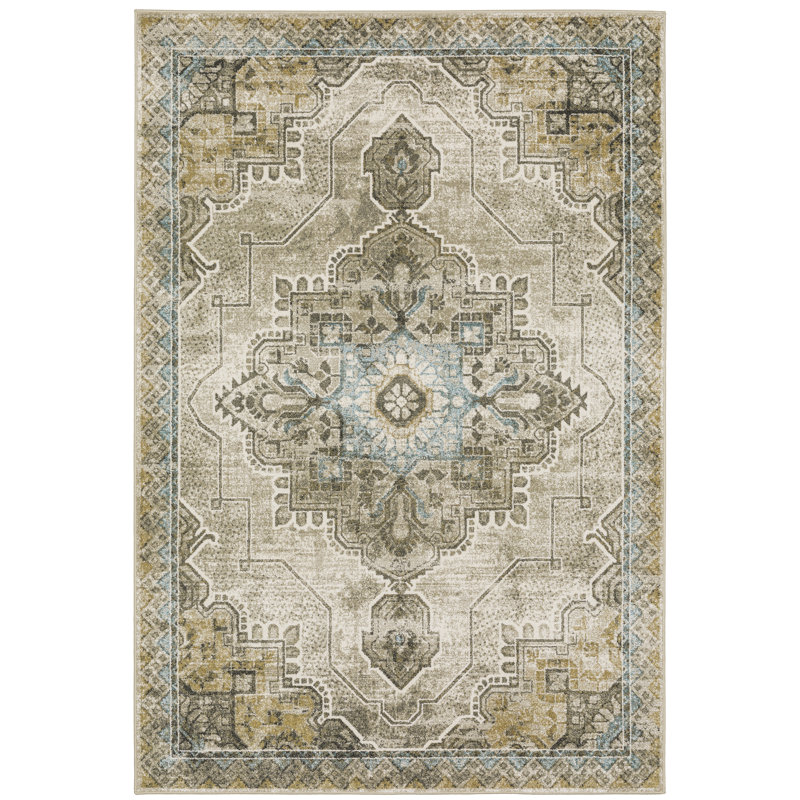 Marjeanne Oriental Indoor Rug, Rectangle 7'10" x 10'
