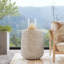 Nellie Outdoor End Table Light Gray