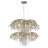 Montriel 18 - Light Steel Dimmable Tiered Chandelier-290800551