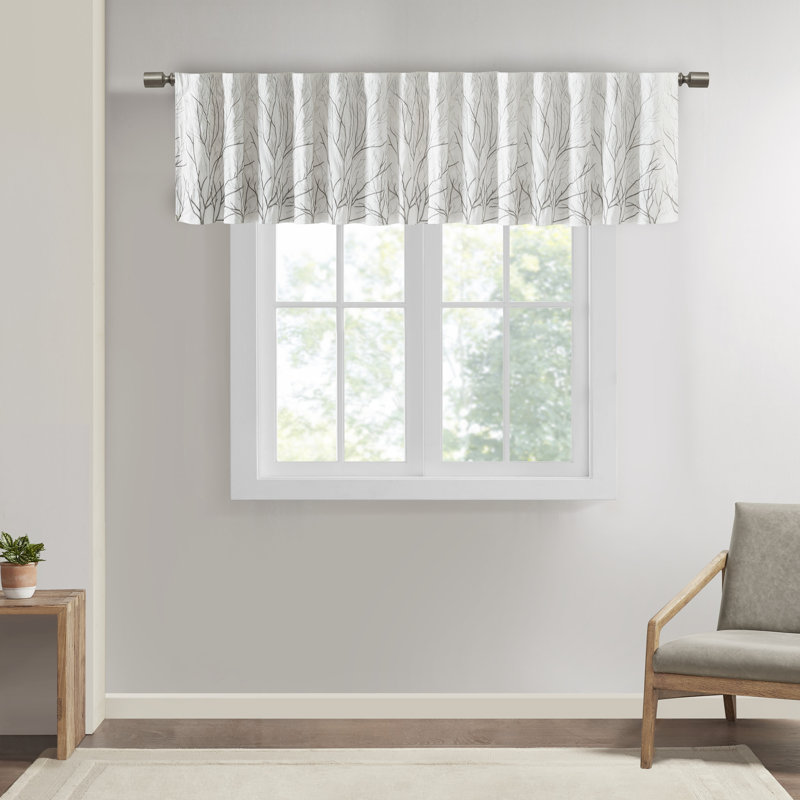 Cantonnière 50 x 18 po Andora, Blanc
