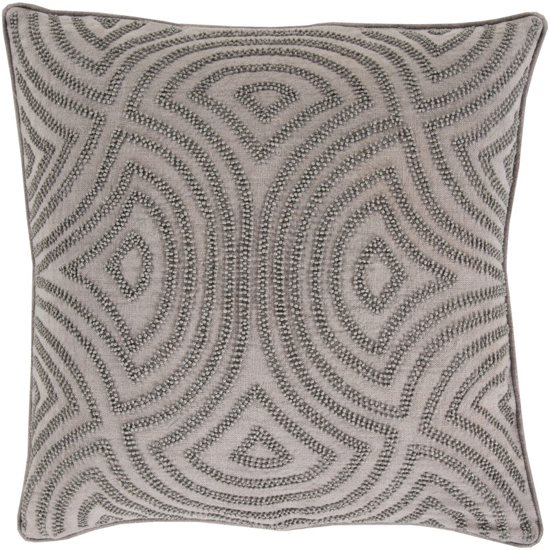 Skinny Dip Geometric Throw Pillow, 18" x 18", Neutral, Pillow Cover Only - No Insert