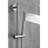 59 - Inch Hose Handheld Shower With 28 Height Adjustable Slide Bar, Stainless Steel, Functional Spray Patterns Bar And Hose, Brushed Nickel Stainless, Various Modes For A Relaxed