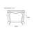 American-style retro elegant console table