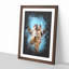 Chewing Giraffe - Framed Print-56842295-56842298