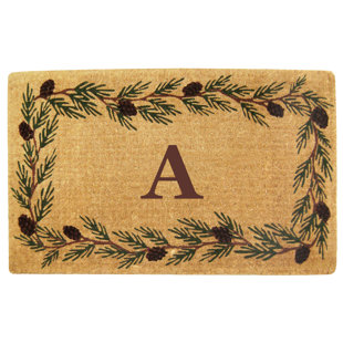 Non-Slip Floral Outdoor Doormat