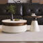Ensemble de tables basses rondes White Stone +