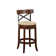 Tosha Swivel Counter Stool with Solid Wood Frame