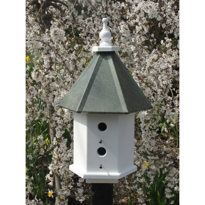Jaxsone 26'' H x 15'' W x 15'' D Post Birdhouse
