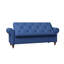 Banc de lit en tissu bleu marine-1867427250