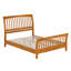 Lit plateforme en bois massif avec pied de lit assorti Orleans-604862301-607727448