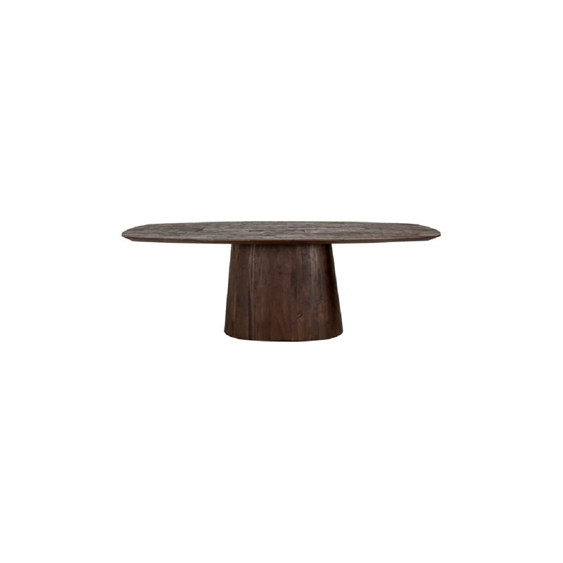 Dining Table Oval Solid Wood Dining Table