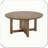 Round Rattan Woven Coffee Table Functional Stylish Versatile Practical Elegant Compact