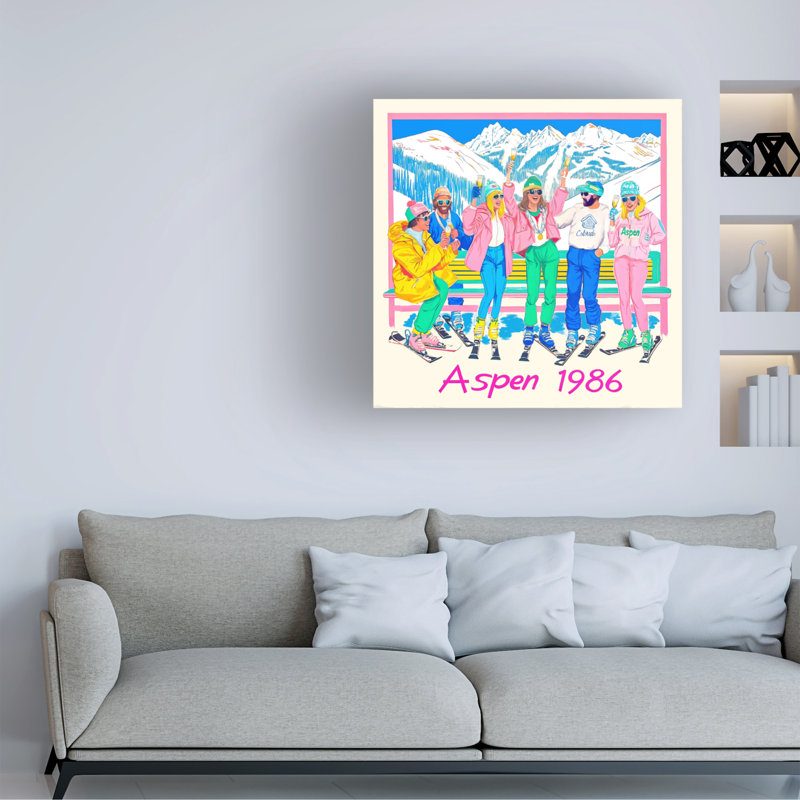 Art sur toile Jess Stempel Aspen, H 35 po x l 35 po