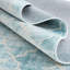 Tapis contemporain Antwanae couleur ivoire-sarcelle-1780663090